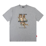 Men T Shirt Summer Cartoon Short Sleeve T-shirt