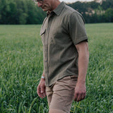 Men Shirt Men's Short Sleeve Shirt Summer Breathable