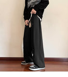 Men Sweatpants Overalls Men's Spring and Autumn Loose Wide Leg Draped Pants