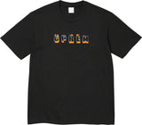 Mens T-shirts 23FW Stencil Tee Phantom Contrast Logo Short Sleeve T-Shirt Bottom Shirt