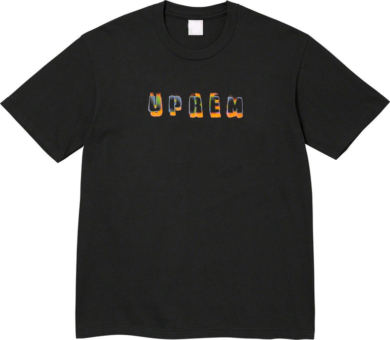 Mens T-shirts 23FW Stencil Tee Phantom Contrast Logo Short Sleeve T-Shirt Bottom Shirt