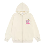Men Hoodie Hooded Sweater Men's Spring and Autumn Loose Long Sleeve Zipper Cardigan Hooded Jacket