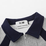 Women Hoodie Color Matching Short Long-Sleeved Sweater Girls' Autumn Top