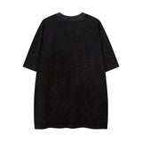Men T Shirt Men's Dark Short-Sleeved T-shirt Spring and Summer New