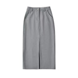 Women Skirt Retro Skirt Women's All-Match Design Suit Dress