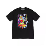 Mens T-shirts 24SS Electromagnetic Tee Artist Illustration Short Sleeve Crew Neck Half Sleeve