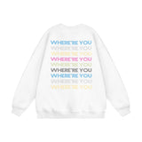 Men Hoodie round Neck Sweater Autumn Loose Casual Long Sleeves Pullover Sweater Sweater