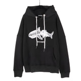 Palm Angle Hoodie Palm Angels Broken Shark Embroidered Hoodie Couple