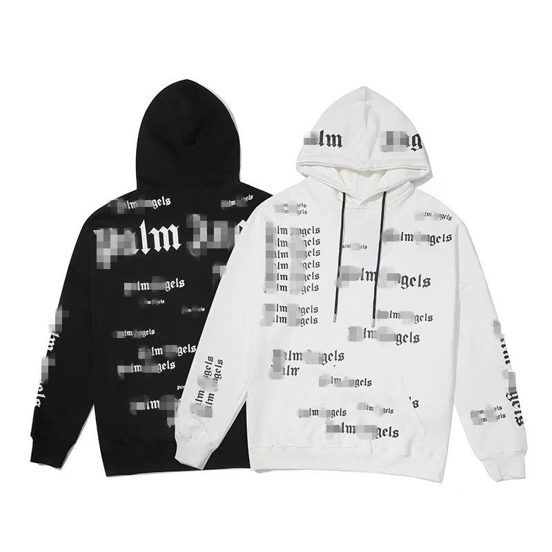Palm Angle Hoodie Palm Angels Letter Hooded Sweater Couple Loose