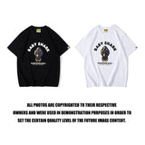 Bathing Ape T Shirt Spring/Summer Blue Shark Short Sleeve T-shirt Half Sleeve