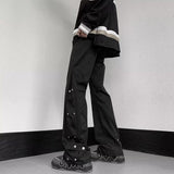 Men Sweatpants Function Tactical Pants Loose Straight Casual Working Pants