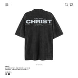 American vintage street T-shirt retro men's loose casual top