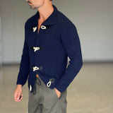 Men Sweater Knitted Sweater Coat Men's Clothing Zip Men's Top