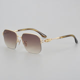 Chrome Hearts Sunglasses Personalized Double Beam Sunglasses