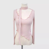 Women's Long Sleeve Shirt Women's V-neck Long Sleeve