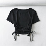 Women T-Shirt Summer T-shirt round Neck Women's Top