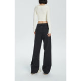 Unisex Jeans Men's and Women's Loose Straight Wide-Leg Pants