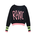 Women Sweater Short Sweater Women's Autumn Crew Neck Casual Long Sleeve Sweater