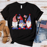 Women's Independence Day T Shirt round Neck Short Sleeve T-shirt