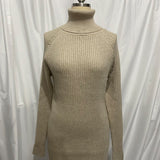 Women Sweater Dress Long Sleeve High Collar Sweater Dress Women Casual Loose