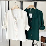 Women T-Shirt Summer Shirt Women Design Blouse Shirt Lightly Mature