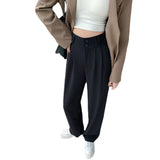 Palazzo Pants High Waist Wide Leg Pants for Women Spring and Autumn Loose Drooping Casual Suit Pants