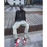 Men Sweatpants Overalls Trousers Loose Casual Pants