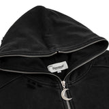Men Hoodie Masked Zipper Hooded Sweater Men's Worn-out Design Sense Baggy Coat