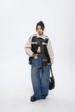 Unisex Jacket Autumn Couple Contrast Color Jacket Women's Clothing