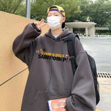 Men Hoodie Hiphop Fashion Brand High Street Sweater Men's Spring and Autumn Loose Hooded