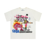 Travis Scott T-Shirt Travis Scott Utopia Graffiti Casual Print Short Sleeve