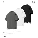 American vintage street T-shirt cotton men loose summer