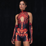 Women Jumpsuit Printed Sleeveless Jumpsuit Shorts for Women