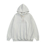 Men Hoodie Hooded Sweater Men's Loose Letter Embroidery Long Sleeve