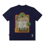 Men's T Shirt Printed Short-Sleeved T-shirt Men's Ins All-Match Loose