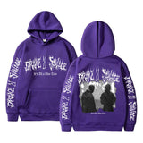 Hip Hop Rapper Drake Graphic Hoodie Rap 21 Savage Print