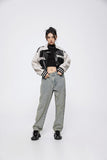Unisex Jacket Autumn Couple Contrast Color Jacket Women's Clothing