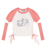 Women Sweater Women's round-Neck Short Autumn Sweater