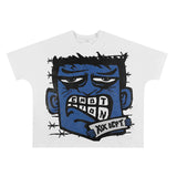 Mixed Emotion T-Shirt MIXED EMOTION Boxy Crew Neck Loose Short Sleeve