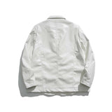 Unisex Jacket Autumn Retro Loose Leather Coat