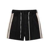 Palm Angle Shorts Palm Angels Striped Color Matching Casual Beach Shorts Men