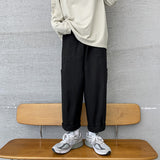 Men Sweatpants Men's Casual Pants Ins Trendy Wide-Leg Knickerbockers