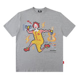 Men T Shirt Printed Short Sleeve Loose Street Fashion Brand Couple T-shirt Men and Women