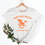 Percy Jackson Halloween Women T Shirts Cotton Goth