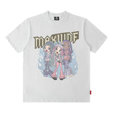 Men T Shirt Cartoon Short Sleeve T-shirt Men's and Women's Ins Fashion Brand American