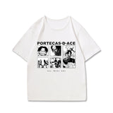 Japanese Anime One Piece Mens T-Shirt Fashion High Quality C