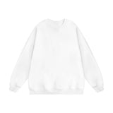 Men Hoodie Crew Neck Sweater Men's Loose and Simple Long Sleeve Pullover