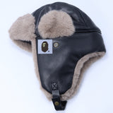Bathing Ape Hat Thickened Fleece Cold Protection Warm Ear Protection