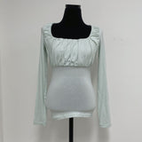 Women Long Sleeve Shirt Women's Slim Bottoming Shirt Long Sleeve