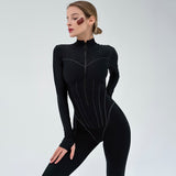 Women Jumpsuit Jumpsuit Autumn Long Sleeve round Neck